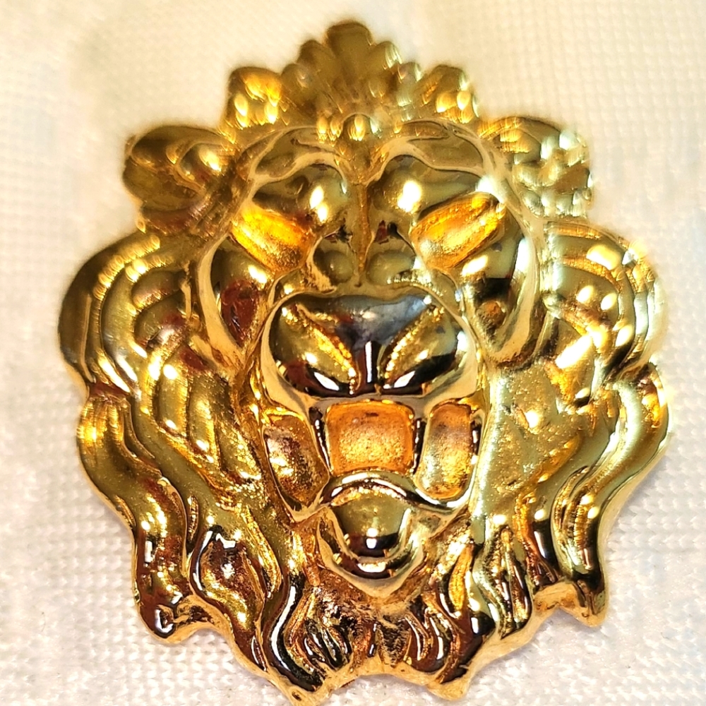 Lion Brooch